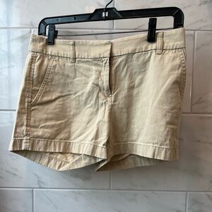 J.Crew Factory Tan Chino Shorts. Size 2. 3.5 inch inseam.